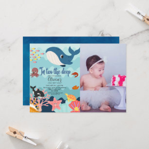 Convite Em dois, o profundo segundo aniversário submarino