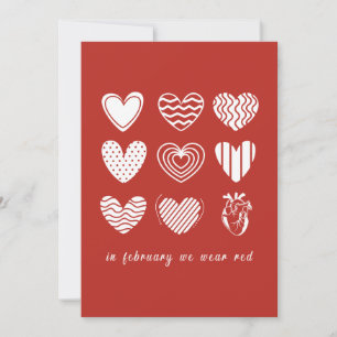 Convite Em fevereiro, vamos à consciência da doença cardía