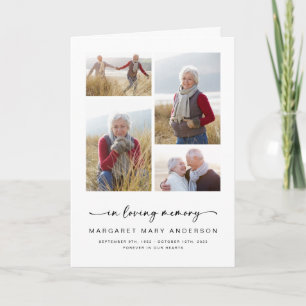 Convite Em memória de amor   Quatro Fotografias Memorial F