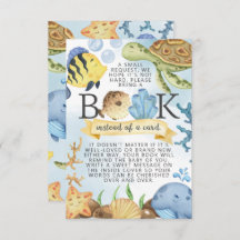 Em Sea Books for Baby Request Card Insert (Livros