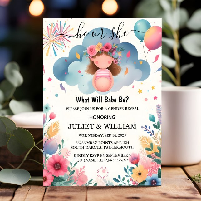 Convite Em Stash Fun Cloud Family Em Espanhol, Revelação D (Criador carregado)