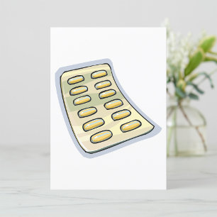 Convite Embalagem De Pílulas