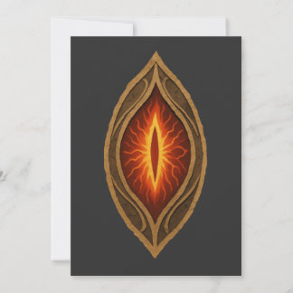 Convite Emblema da Fantasia do Senhor das Trevas Olho de F