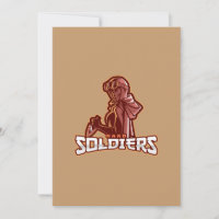 Emblema de Jogo Militar | Logotipo de Guerreiro He