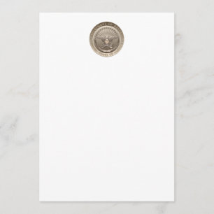 Convite Emblema do governo de D.O.D