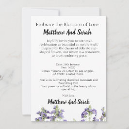 Convite Embraço da Natureza: Um Amor Explosivo Casamento F