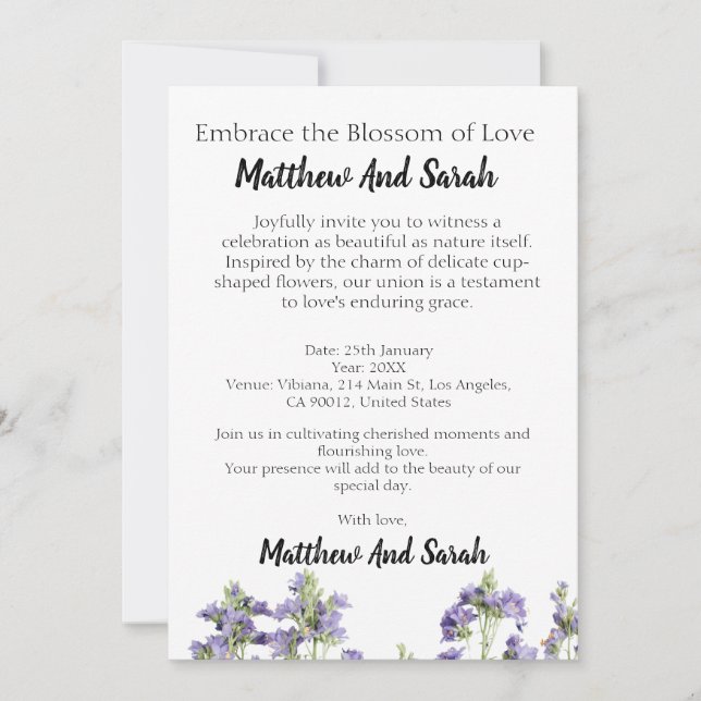 Convite Embraço da Natureza: Um Amor Explosivo Casamento F (Frente)