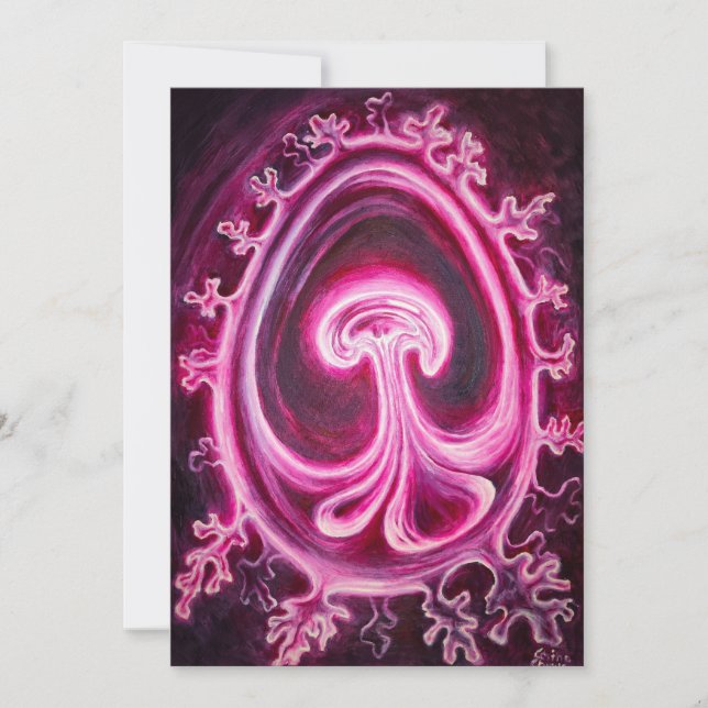 Convite Embrião com placenta (Frente)