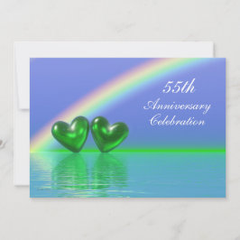 Convite Emerald Hearts, 55 anos