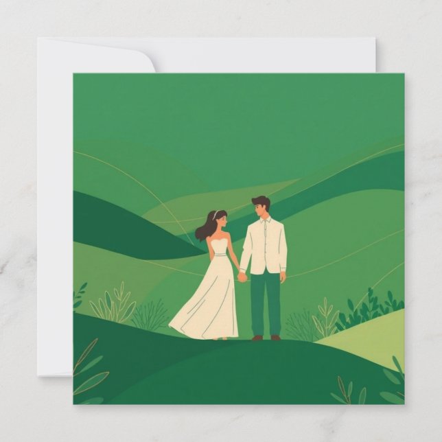 Convite Emerald Isle (Frente)