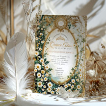 Emerald Verde Dourado Quinceanera Espanhol Sweet 1