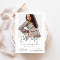 EMERY | Chá de fraldas Elegante Olá, bebê Foto