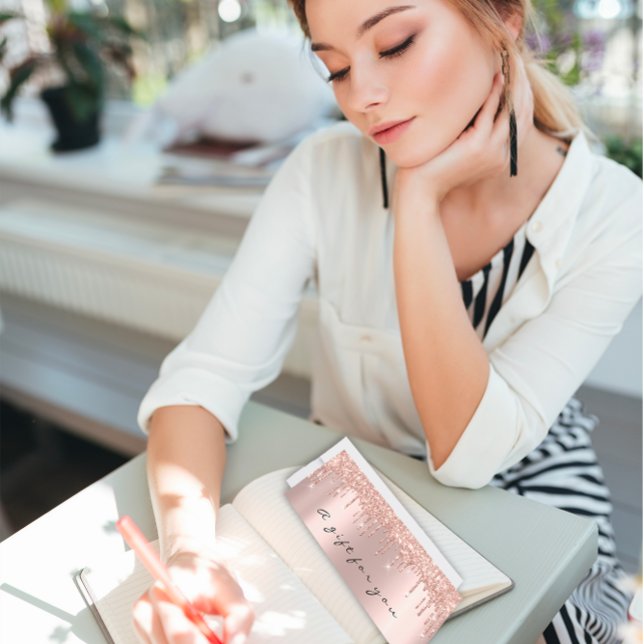 Convite Emissão de Certificados de Presente - Prévia de Ma (Gift Certificate Drips Black White Makeup Pearly Invitation)