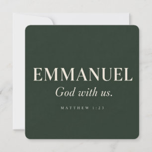 Convite EMMANUEL Mateus 1:23 Natal