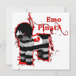Convite emo pinata