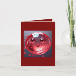 Convite Emoji (bolha de água vermelha)