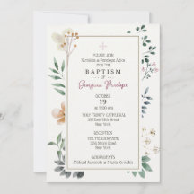 Convite emoldurado Georgina