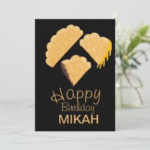 Convite Empanada Desenhada à Mão de Aniversário