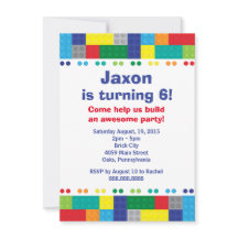 Empilhando Festa de aniversário de Tijolos