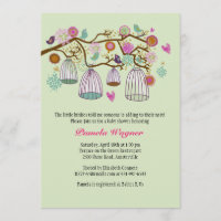 Convite emplumado dos amigos (hortelã)