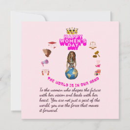 Convite Empowered to lead happy women's day