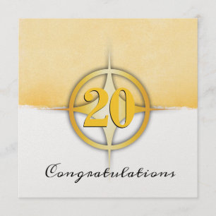 Convite Empregado do emblema do ouro do falso um