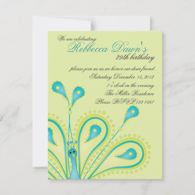 Convite Encantada! (Frente)