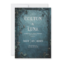 Convite Encantado para Casamento de Crepúsculo