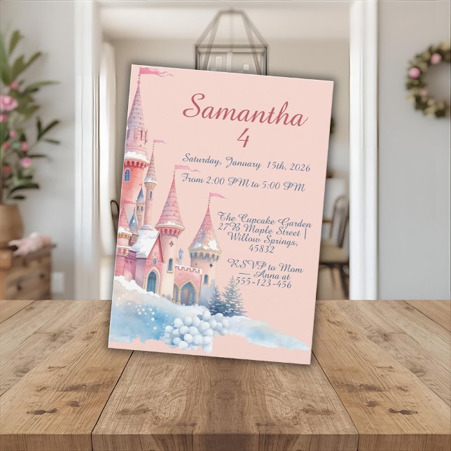 Convite Encantado para o Castelo de Inverno, Princ (Criador carregado)