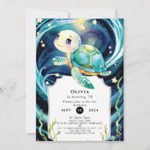 Encantado Sob O Aniversário Da Tartaruga Do Mar Bo