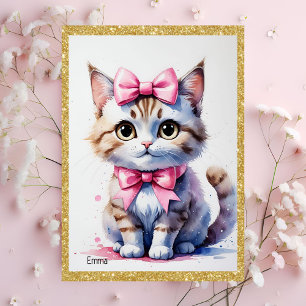 Convite Encantadora de natal de gatos