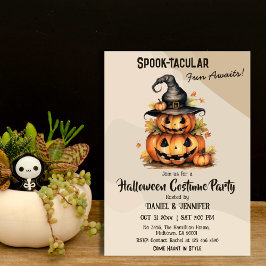 Convite Encantando a festa do Dia das Bruxas da Bruxa Enca