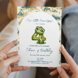 Convite Encantando Fada Fale 4ª Festa de Aniversário