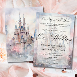 Convite Encantando o Castelo da Fada, Nosso Casamento