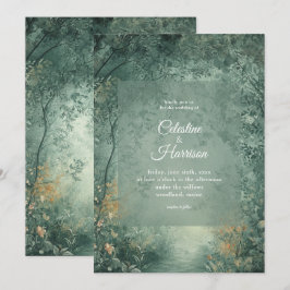 Convite Enchanted Forest Wedding
