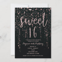 Enchanted Star Lights Rosa Dourado Blush Sweet 16 