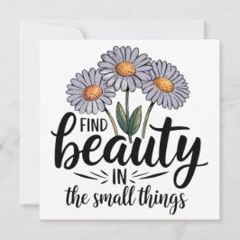 Convite Encontre beleza nas pequenas coisas