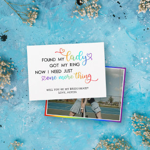 Convite Encontrei a minha senhora Casamento LGBT Seja minh