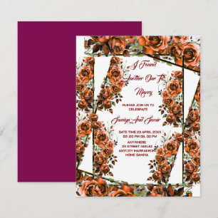 CONVITE ENCONTREI OUTRO PARA CASAR  CASAMENTO 