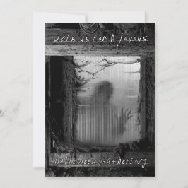 Convite encontro alegre de halloween