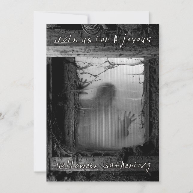 Convite encontro alegre de halloween (Frente)