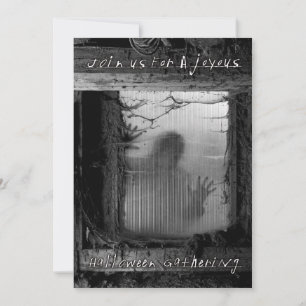 Convite encontro alegre de halloween