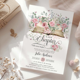 Convite Encontro de Noiva Capítulo Novo Livro Rosa Flores 