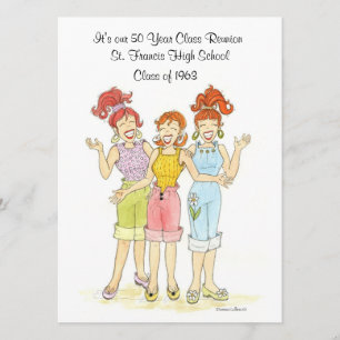 Convite Encontro de turma de 50 anos