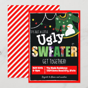 Convite Encontro do Pouco Suéter Feio