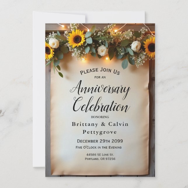 Convite Encontros Rústicos da Hora Dourada (Frente)