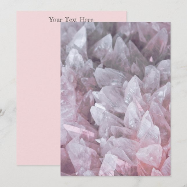 Convite Energia Espirituosa Do Corpo Da Mente Rosa-Rosa-Ro (Frente/Verso)