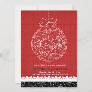 Convite Enfeites de natal