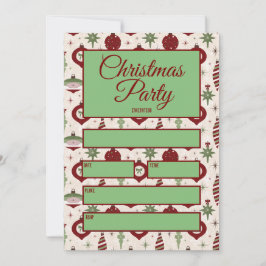 Convite Enfeites de natal