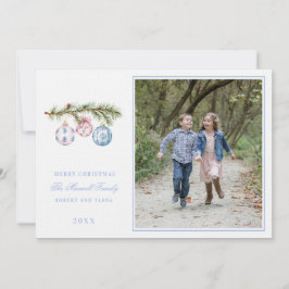 Convite Enfeites de natal do Grande Milênio, Rosa e Azul